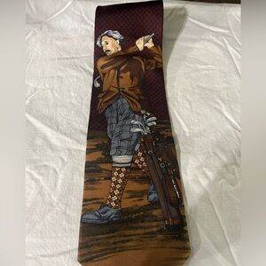 Hathaway Golf Themed Necktie
